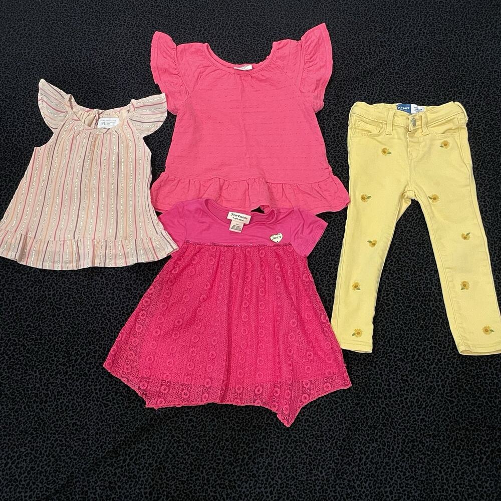 Toddler Girls Outfit Size 3T Bundle Lot of 4‎ Festival Casual